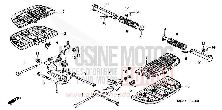 HAUPTBREMSZYLINDER, VORNE ZYLINDER (NSS300A) von Forza 300 SEAL SILVER METALLIC (NHA14) von 2013